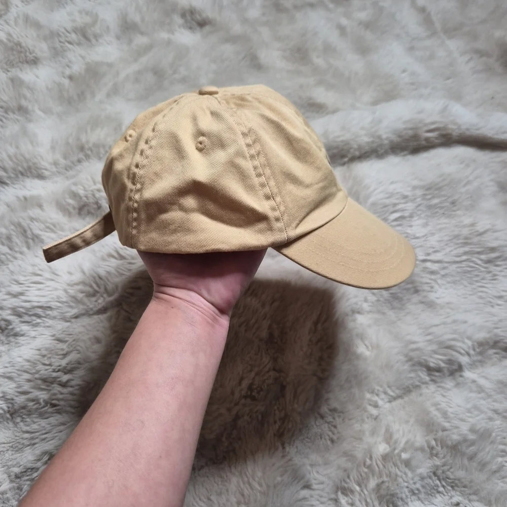 Kids Youth Polo Ralph Lauren Hat Baseball Cap Butter Yellow Unisex Cotton Spring